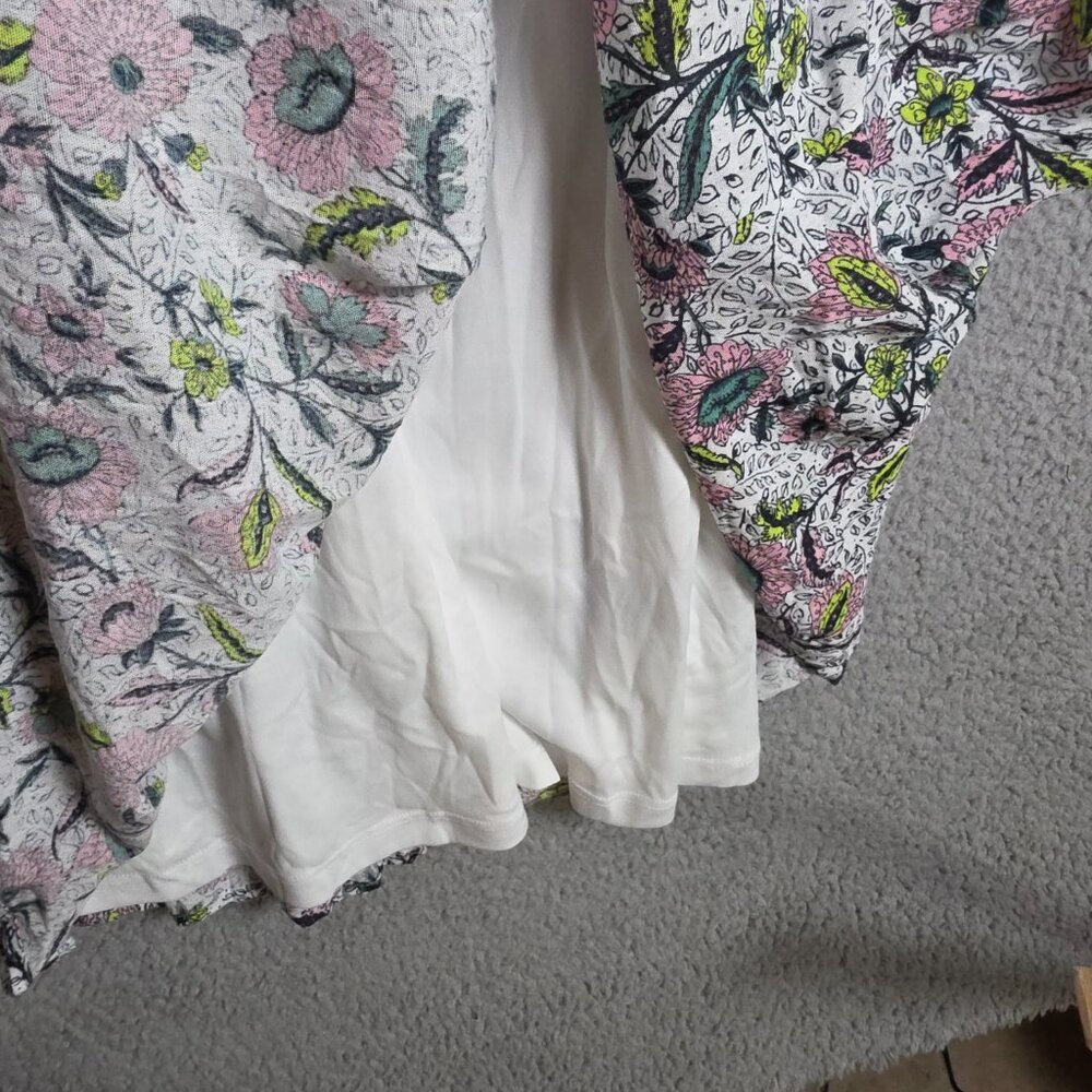 Torrid Dress Sz 3X Floral Midi Gauze Tiered Linework Floral Sleeveless Boho NWT - Picture 8 of 12